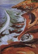 Edvard Munch Surfy Waver  rock oil on canvas